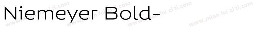 Niemeyer Bold字体转换